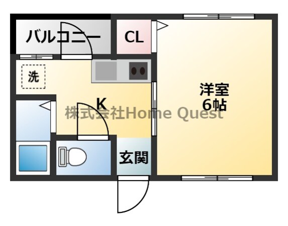 増田マンションの物件間取画像